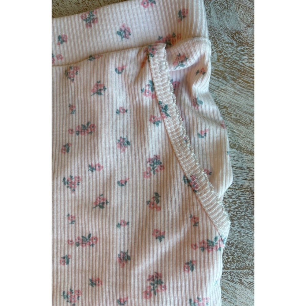 Live 2 Lounge 3 Piece Pajama Set Womens Large Pink Floral Cardigan Tank Pants - Picture 9 of 14